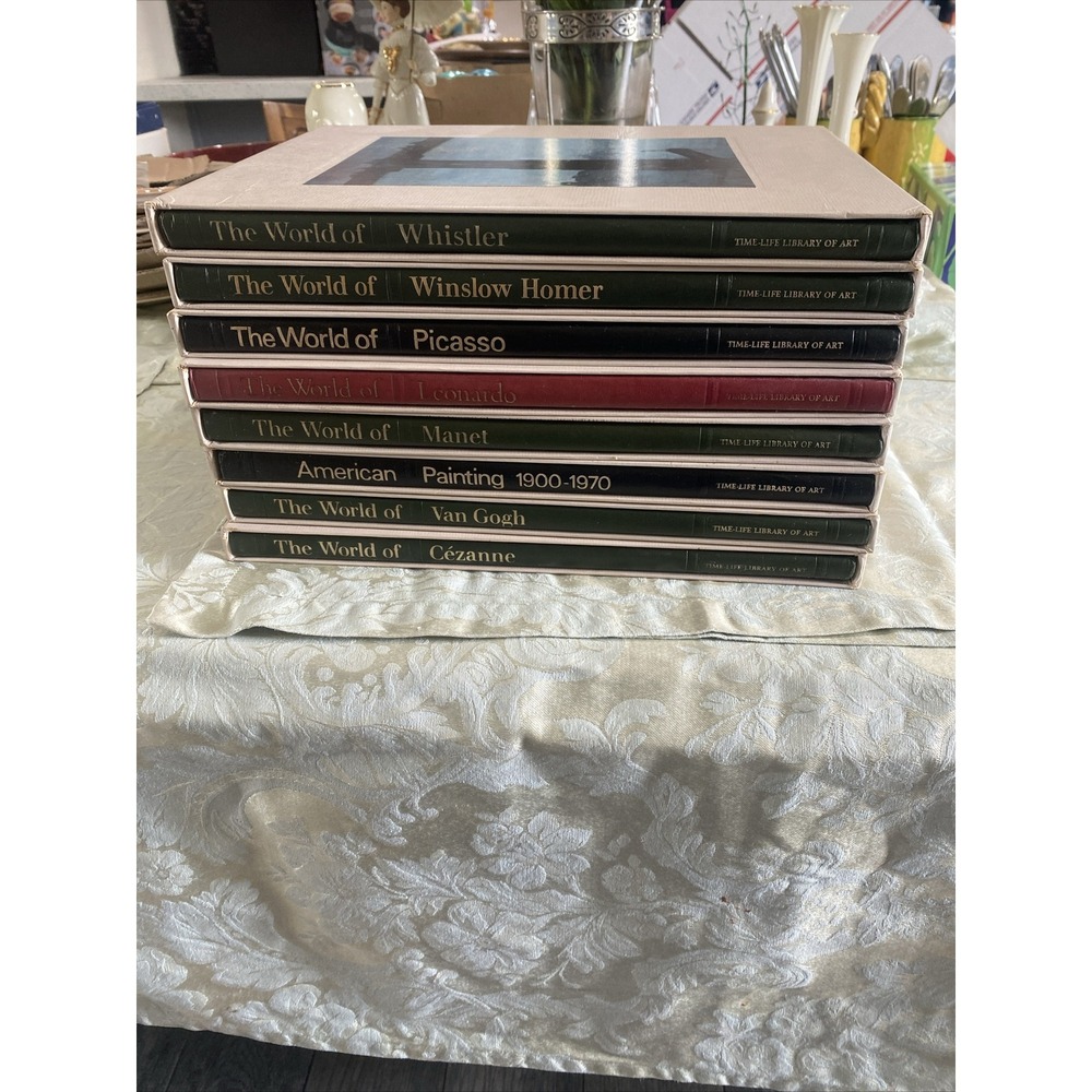 Time-Life Library of Art 8 Volumes 1968 HC Original Slipcover Illustrated Series